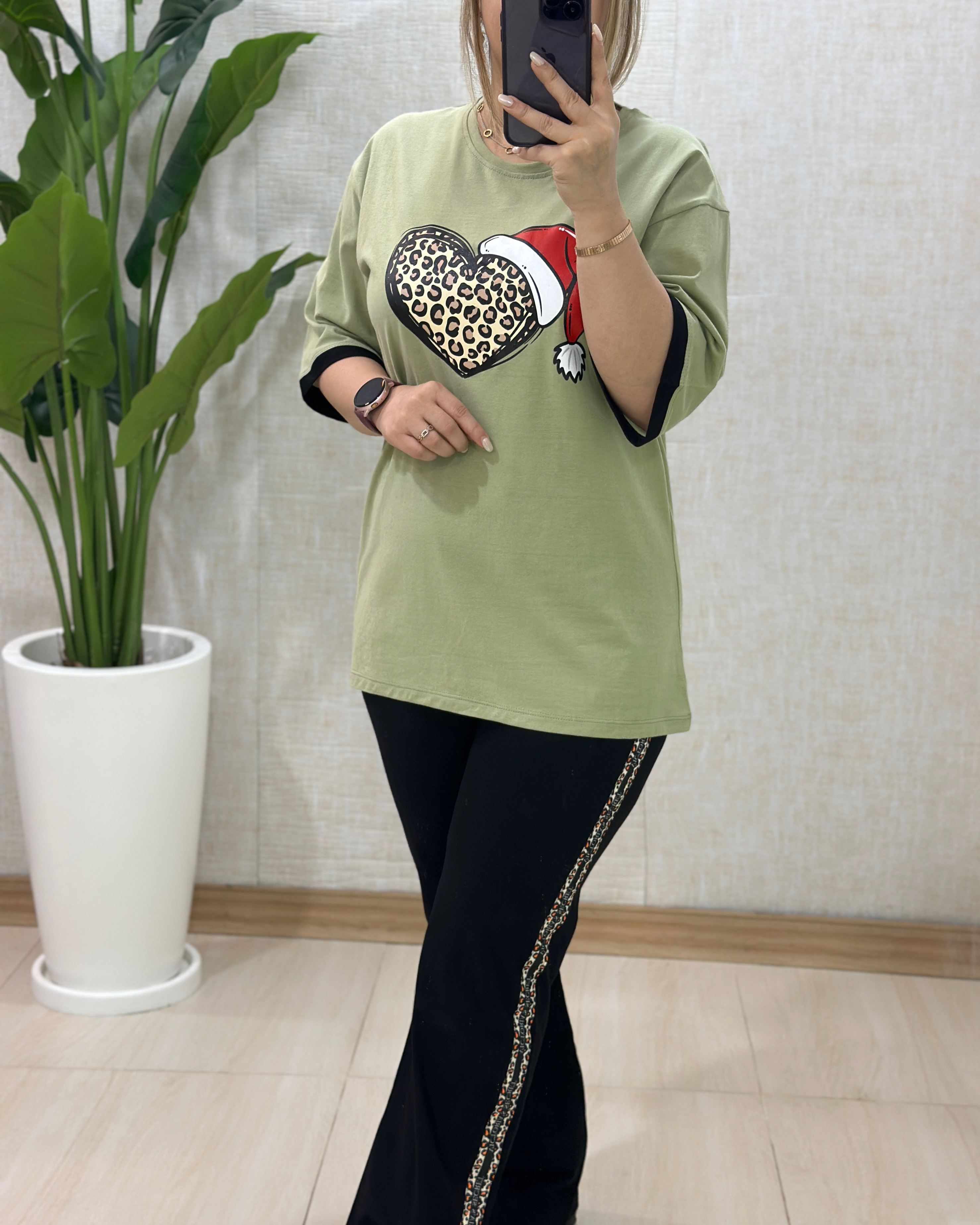 C375- ست قلب پلنگی